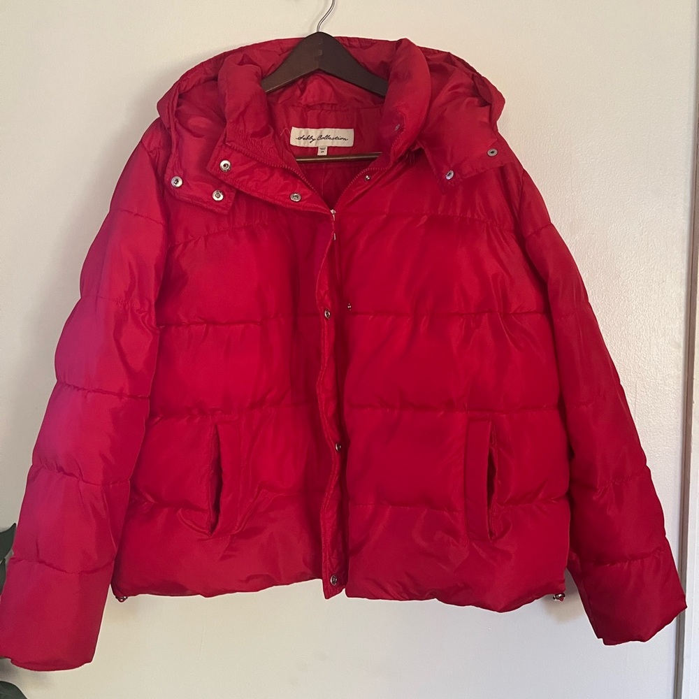 Sebby Target Red Puffer Coat Jacket 2X